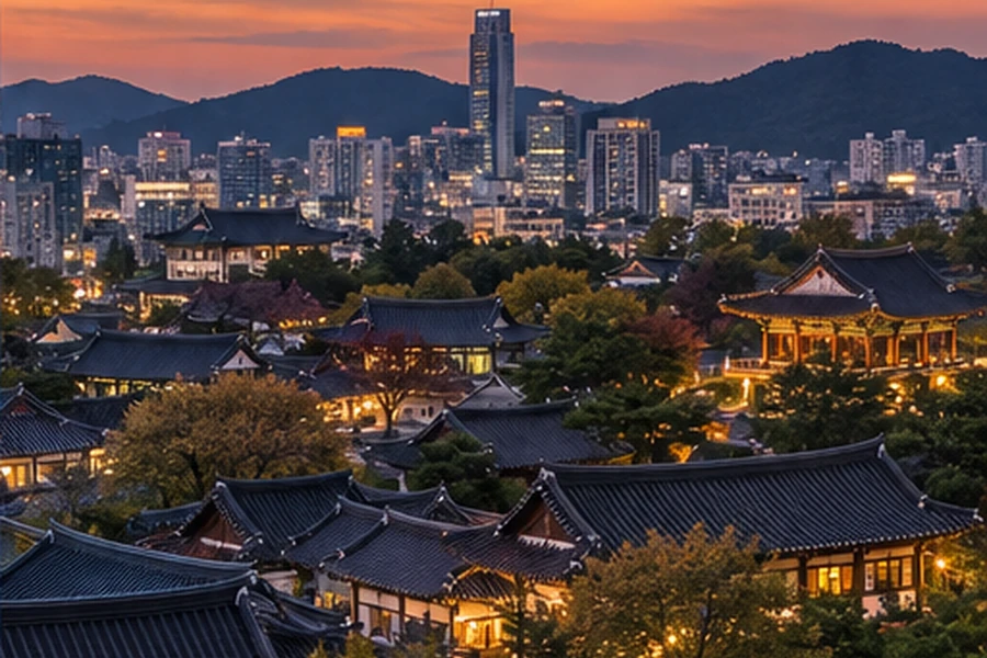 전라권 도시와 지역 전경