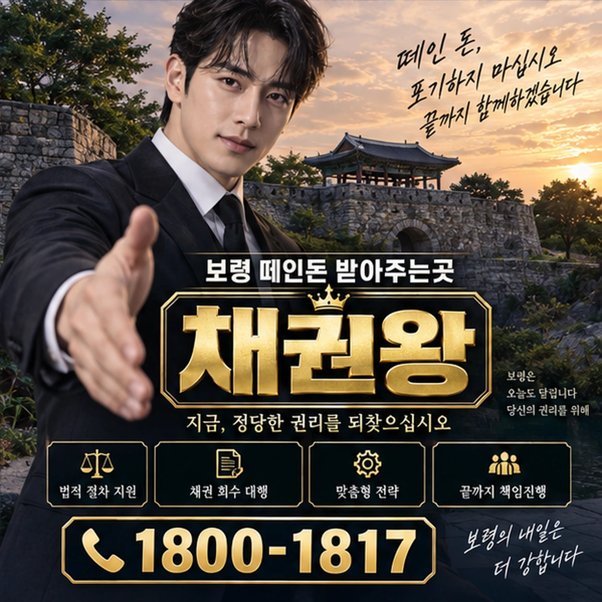 보령 떼인돈 받아주는곳 자료를 검토하는 김실장