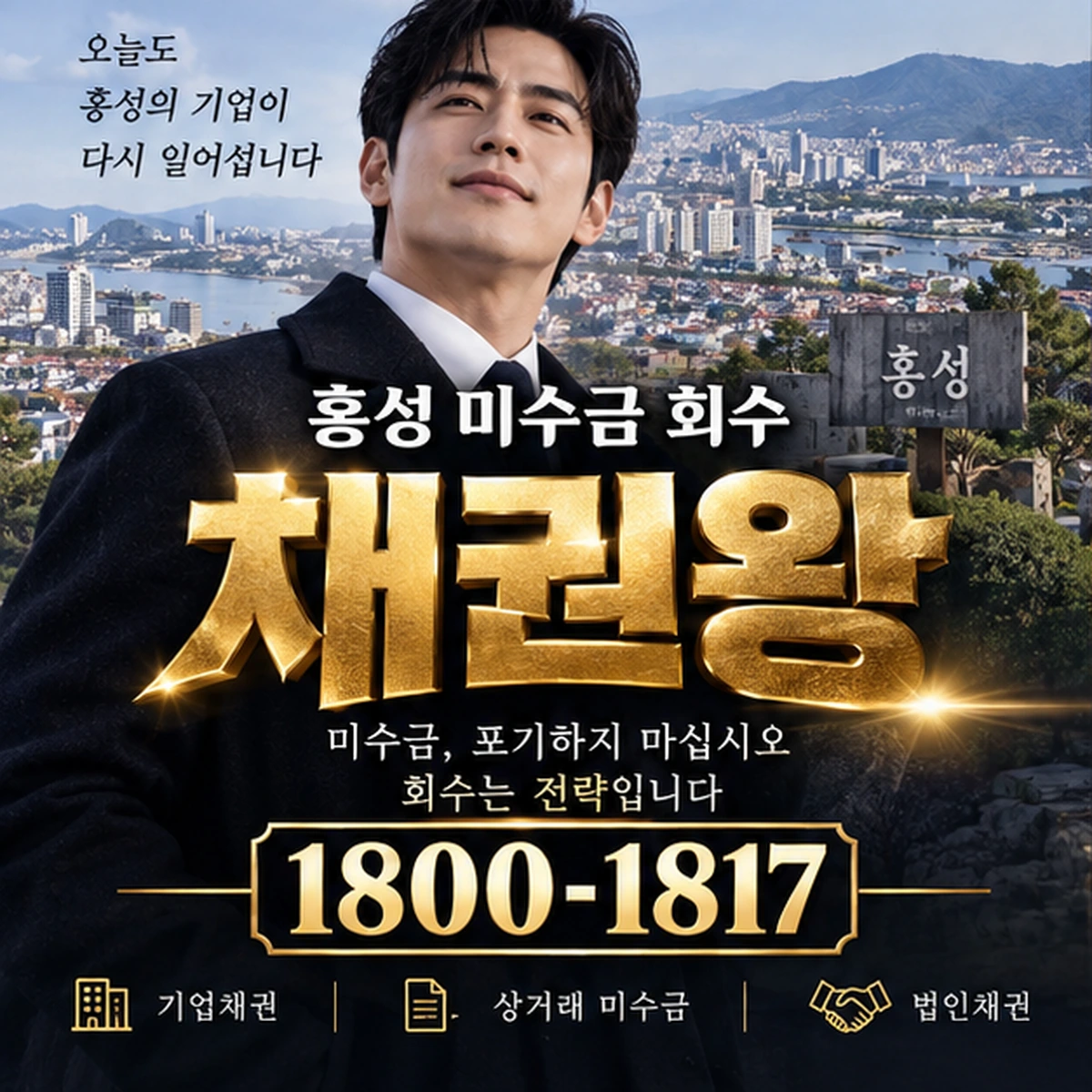 홍성 미수금 회수 자료를 검토하는 김실장