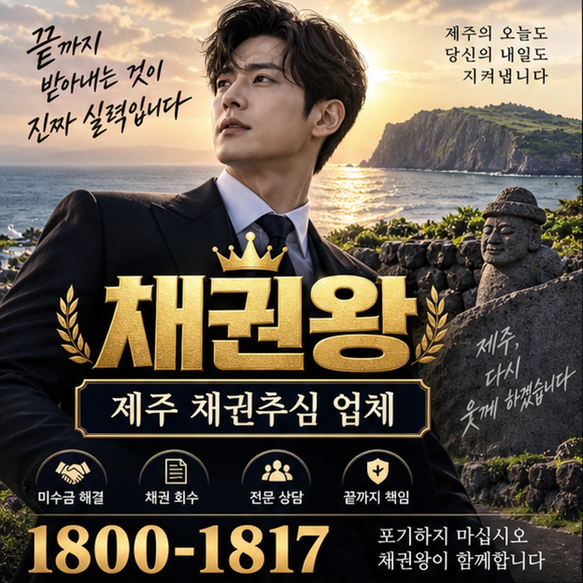 제주 채권추심 업체 자료를 검토하는 김실장
