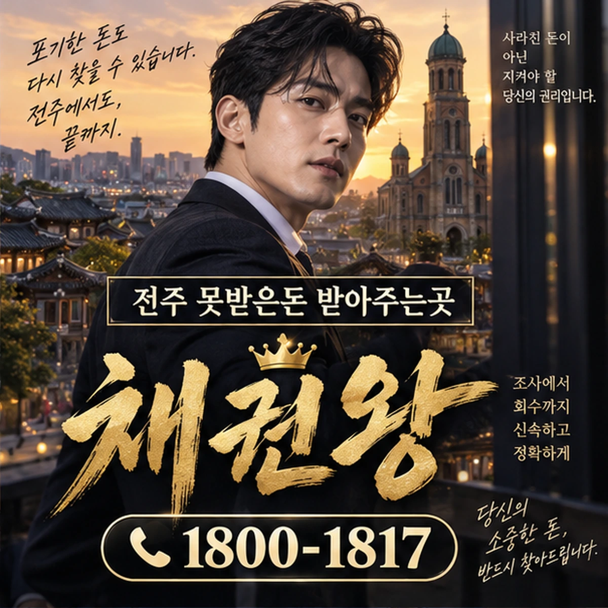 전주 못받은돈 받아주는곳 자료를 검토하는 김실장