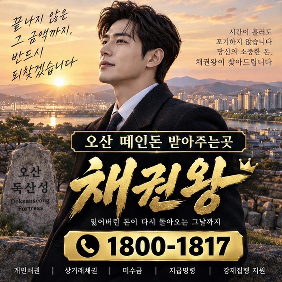 오산 떼인돈 받아주는곳 자료를 검토하는 김실장