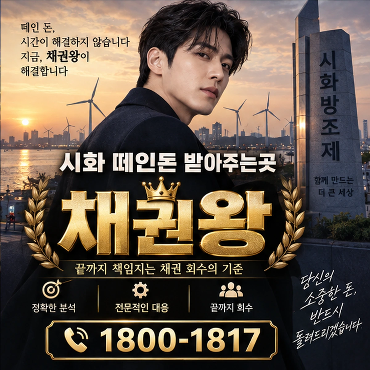 시화 떼인돈 받아주는곳 자료를 검토하는 김실장