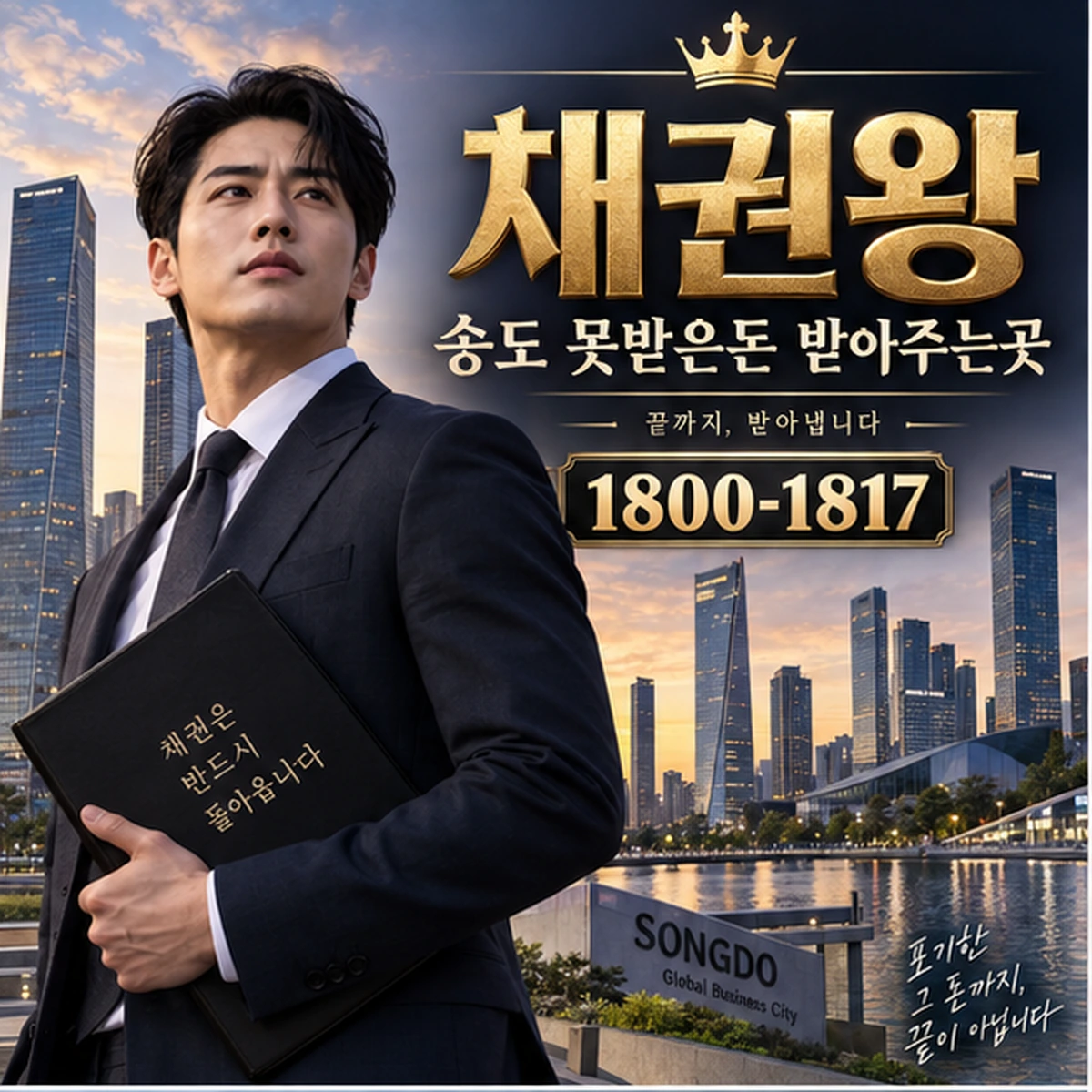 송도 못받은돈 받아주는곳 자료를 검토하는 김실장
