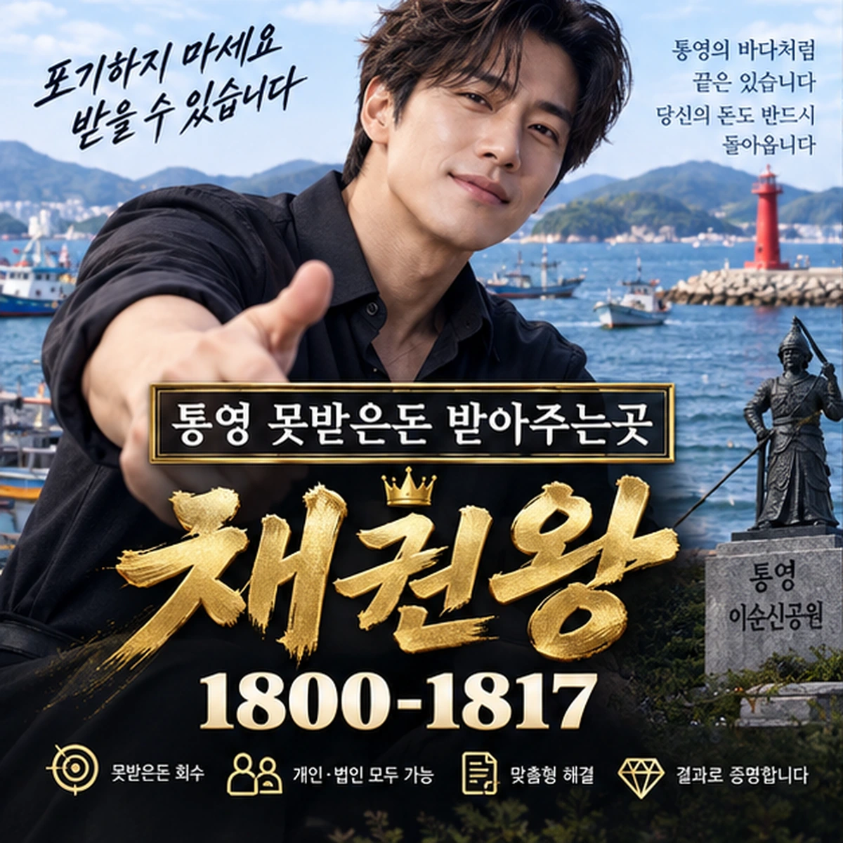 통영 못받은돈 받아주는곳 자료를 검토하는 김실장