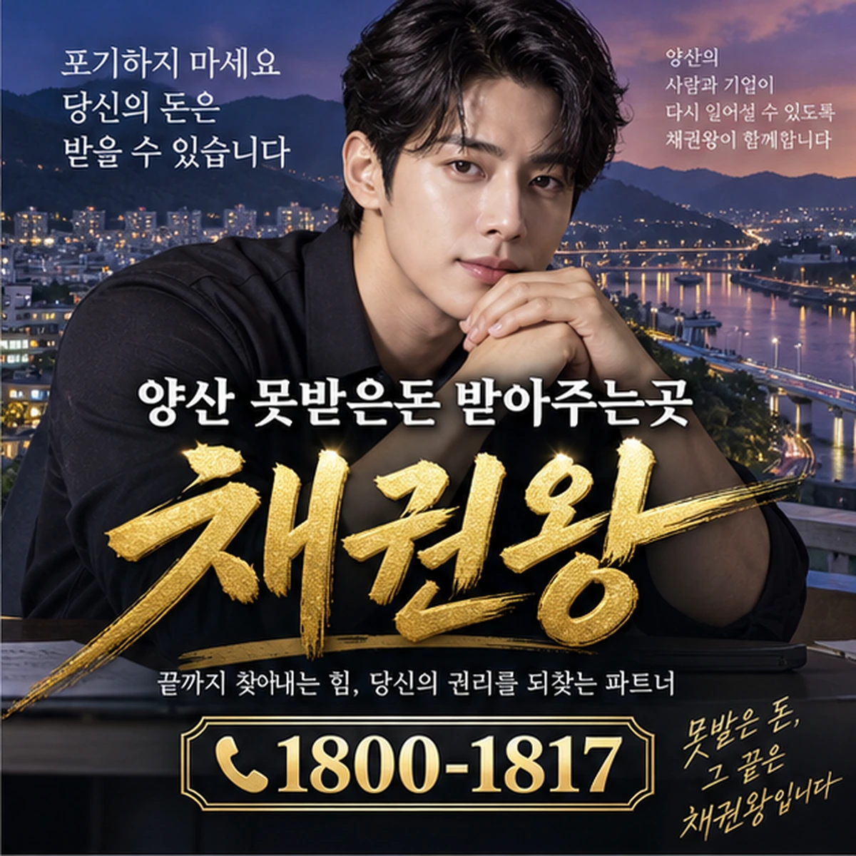 양산 못받은돈 받아주는곳 자료를 검토하는 김실장